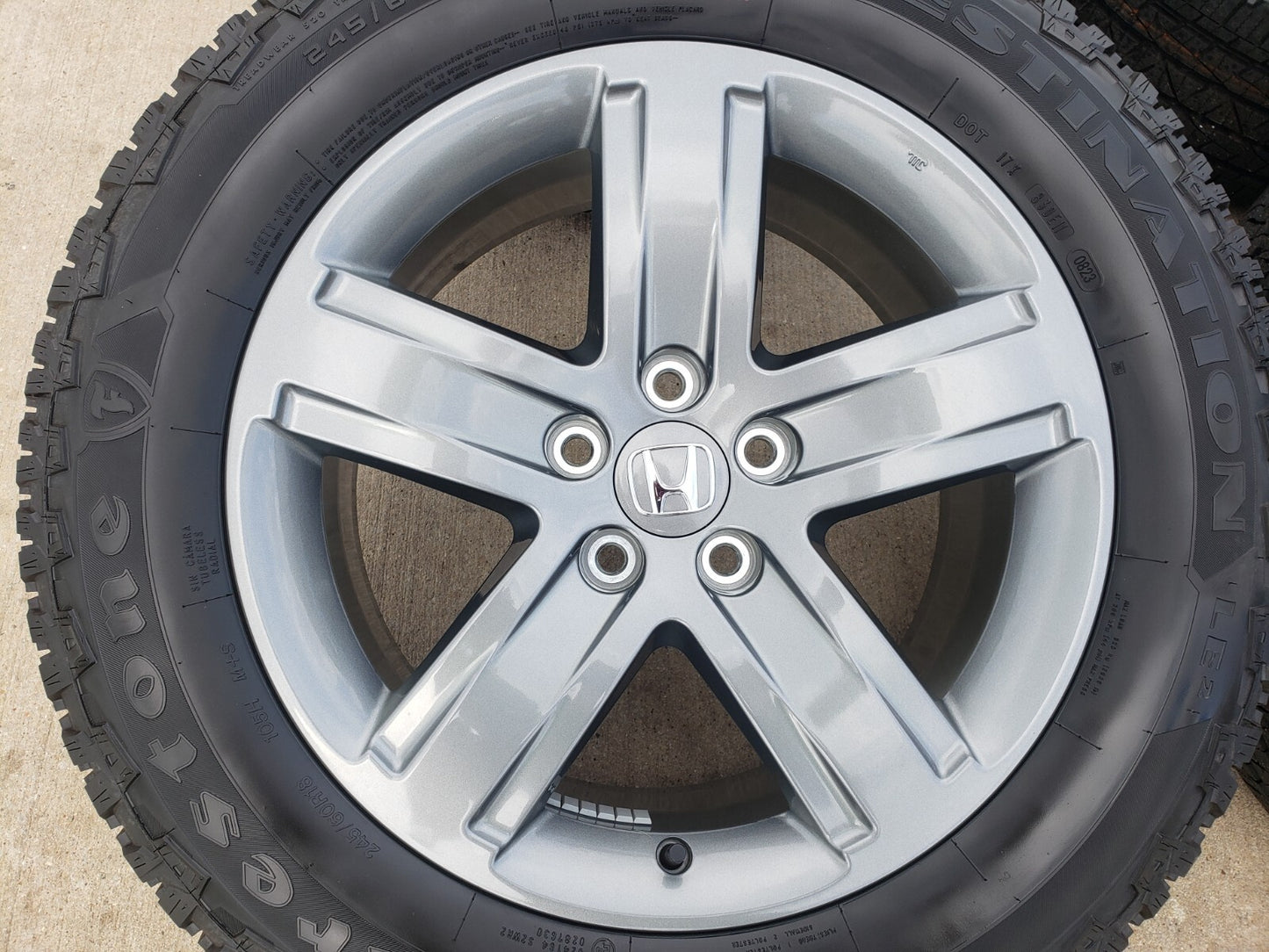 18" Honda Ridgeline Pilot Acura MDX OEM wheels rims 63655 GRAY NEW