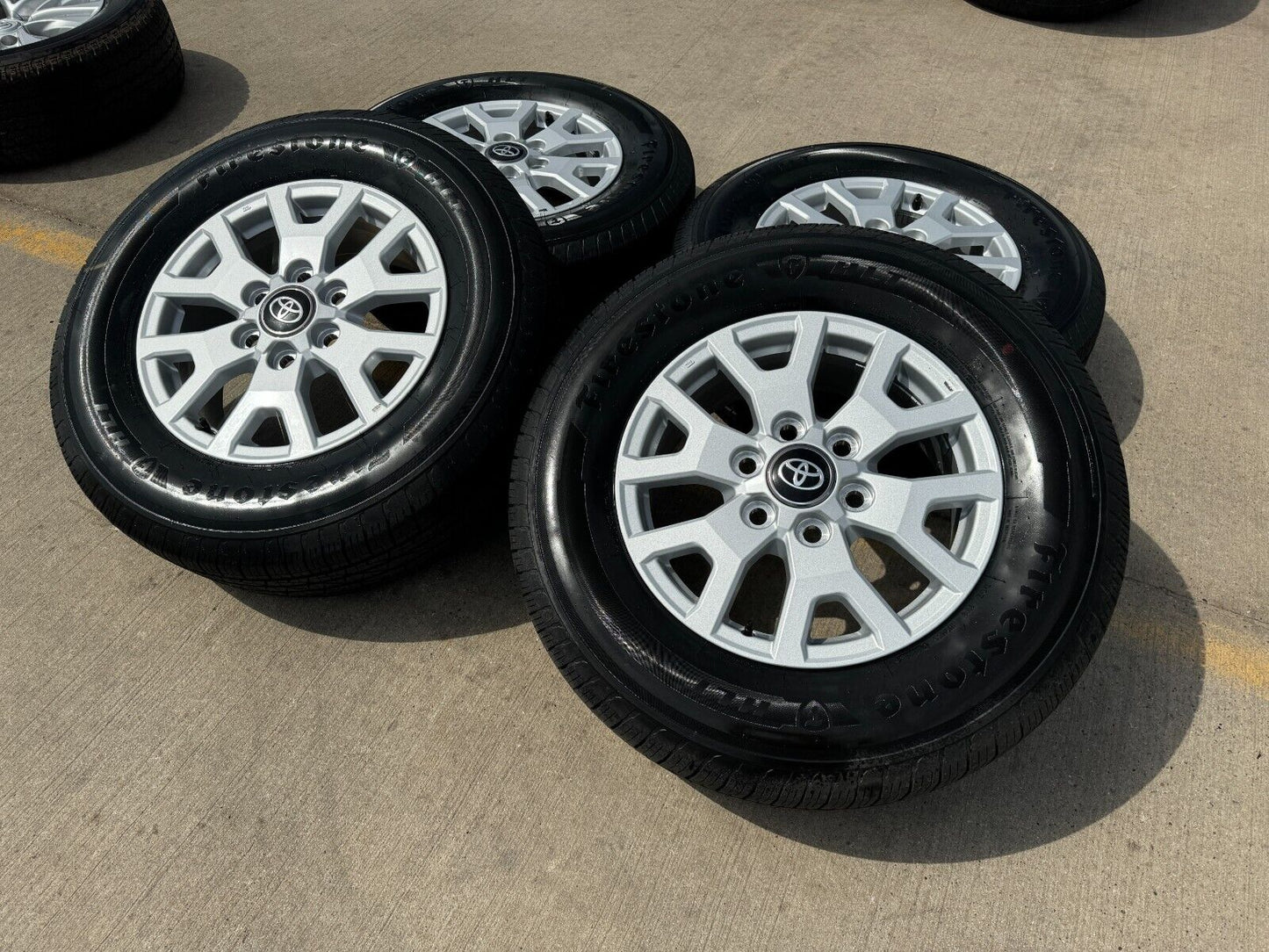 17" Toyota Tacoma 4Runner TRD Silver OEM wheels rims tires 2024 2025 NEW