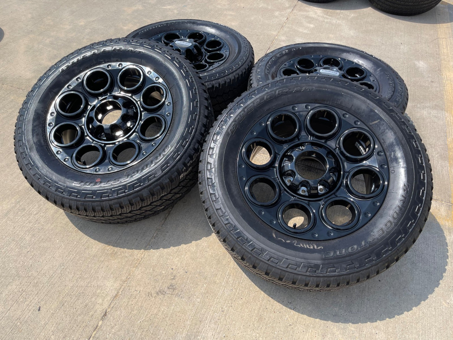 20" Ford F-250 F-350 OEM black TREMOR wheels rims SET 10299 10484 FITS 2005-2027
