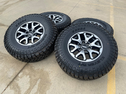 17" Ford F-150 Raptor Bronco OEM 95353 rims wheels SET KENDA R/T 35" NEW