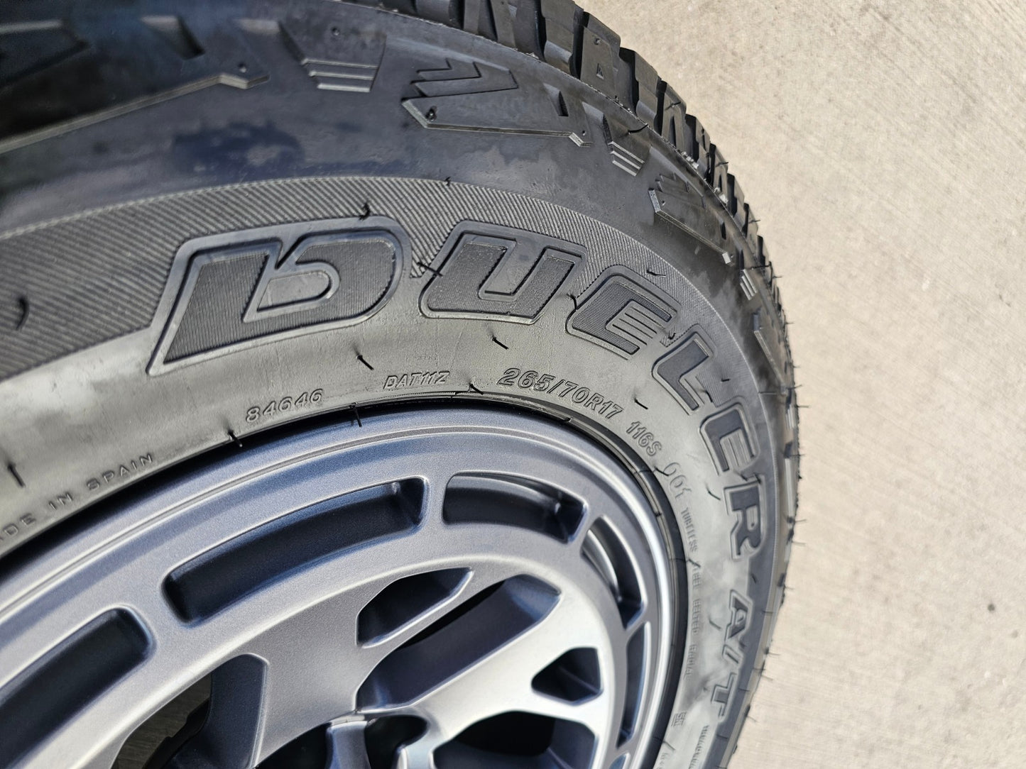 17" Nissan Frontier X-PRO OEM Desert Runner wheels rims tires DUELER A/T