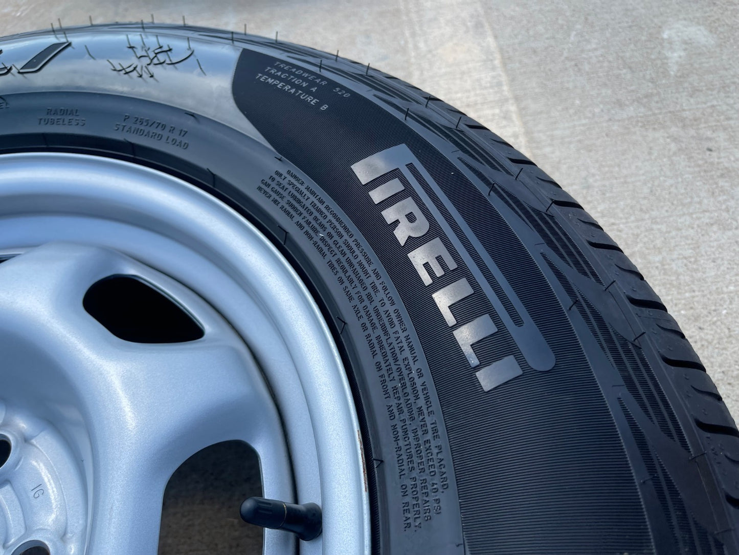 17" Ford F-150 OEM rim wheel 3857 tire steel 2024 2025 2026 2027 PIRELLI NEW