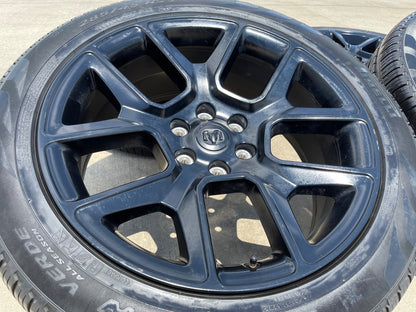 22" Dodge Ram 1500 OEM LIMITED Laramie wheels rims black 2725 2684 PIRELLI
