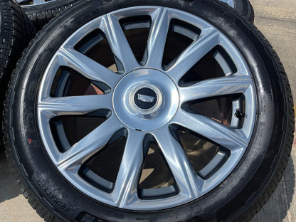 22" Cadillac Escalade Platinum OEM wheels rims 95078 4874 tires MICHELIN NEW