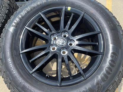 18" Toyota Grand Highlander OEM wheels rims BLACK Lexus TX350 GOODYEAR NEW