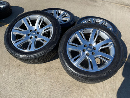 22" Cadillac Escalade Platinum OEM 4738 wheels rims tires BRIDGESTONE