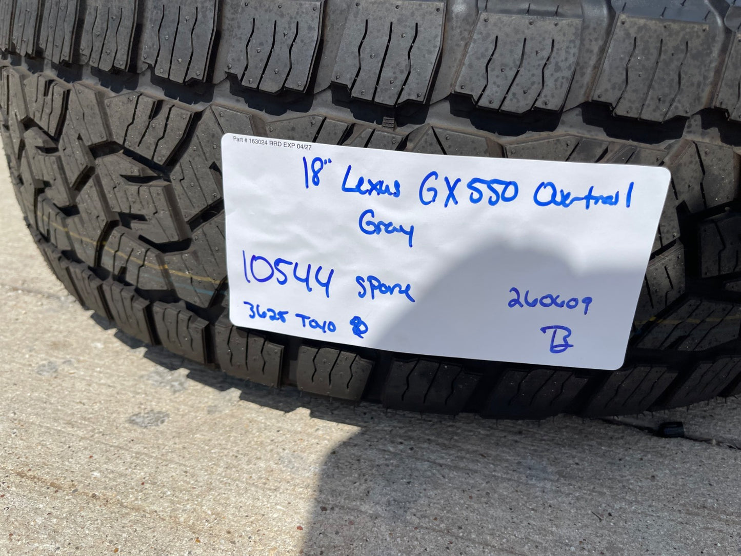 18" Lexus GX550 OEM 10544 wheel rim Toyota Land Cruiser Tundra Sequoia NEW