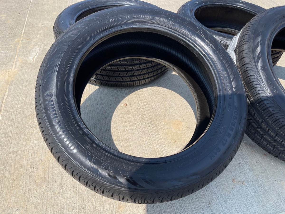 (4) 205/55/17 Continental Contipro Contact SSR 91H M+S 205/55R17 tires NEW