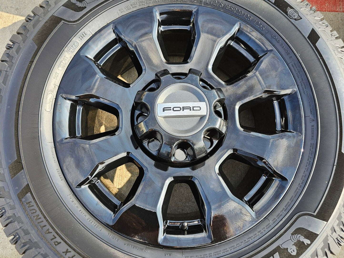 20" Ford F-250 F-350 OEM 10101 rims wheels NEW MICHELIN PLATINUM