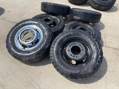 17" Dodge Ram 3500 Dually Laramie 8x200 wheels rims 2703 2704 OEM SET GENERAL