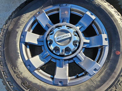 20" Ford F-250 F-350 OEM gray Lariat wheels rims 10296 tires 2024 2025 NEW