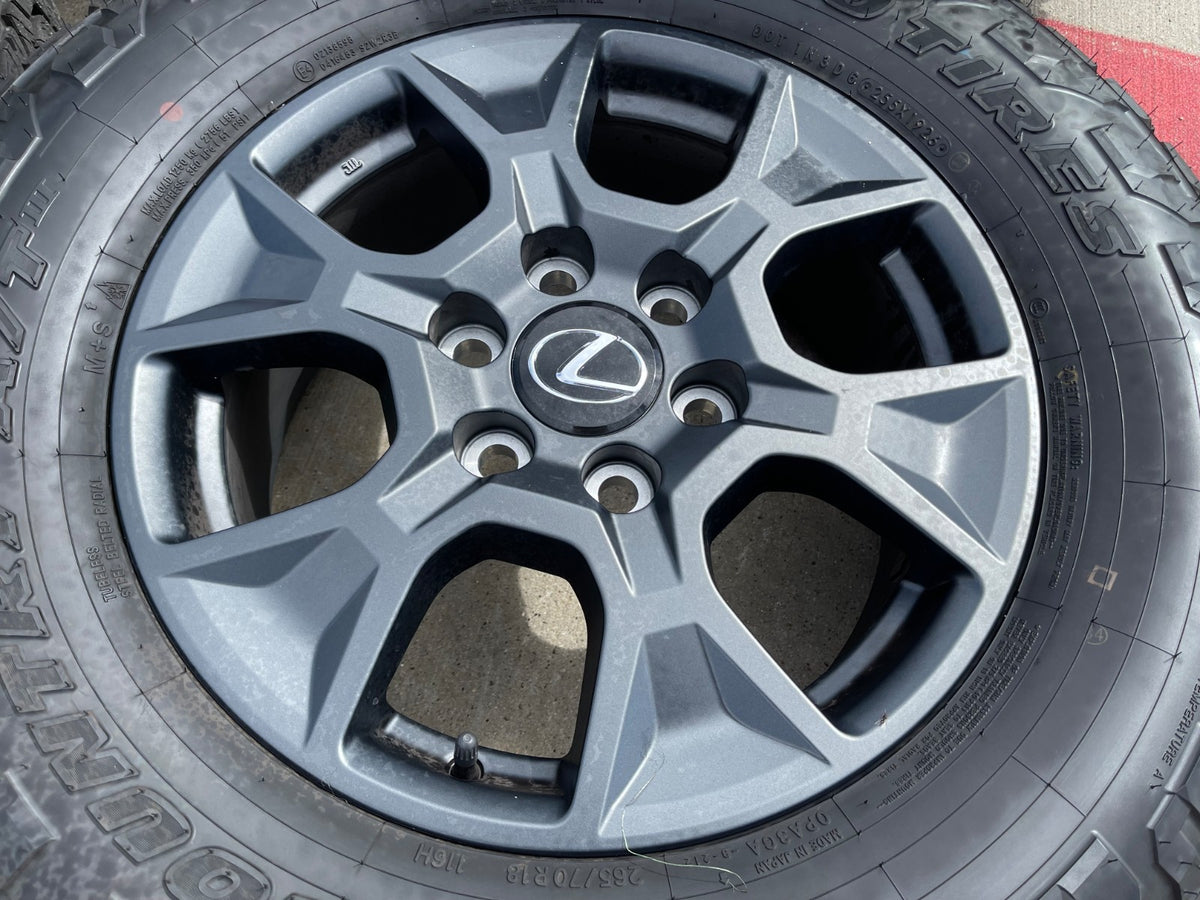 18" Lexus GX550 LX600 4Runner Land Cruiser  Tundra OEM 10544 wheels rims SET NEW