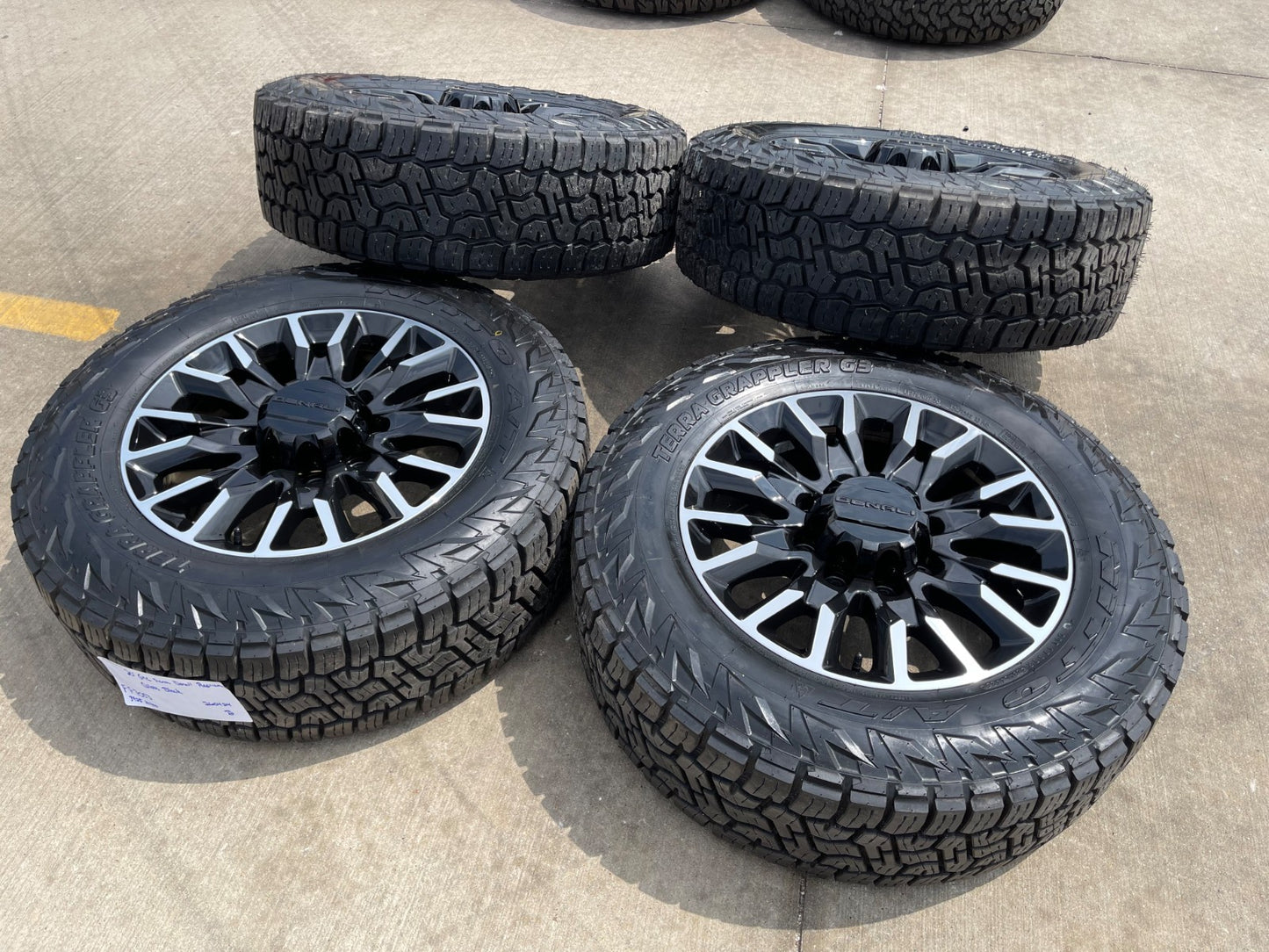 20" GMC Sierra Chevy Silverado 2500 3500 OEM Replica wheels rims NITRO 34" NEW