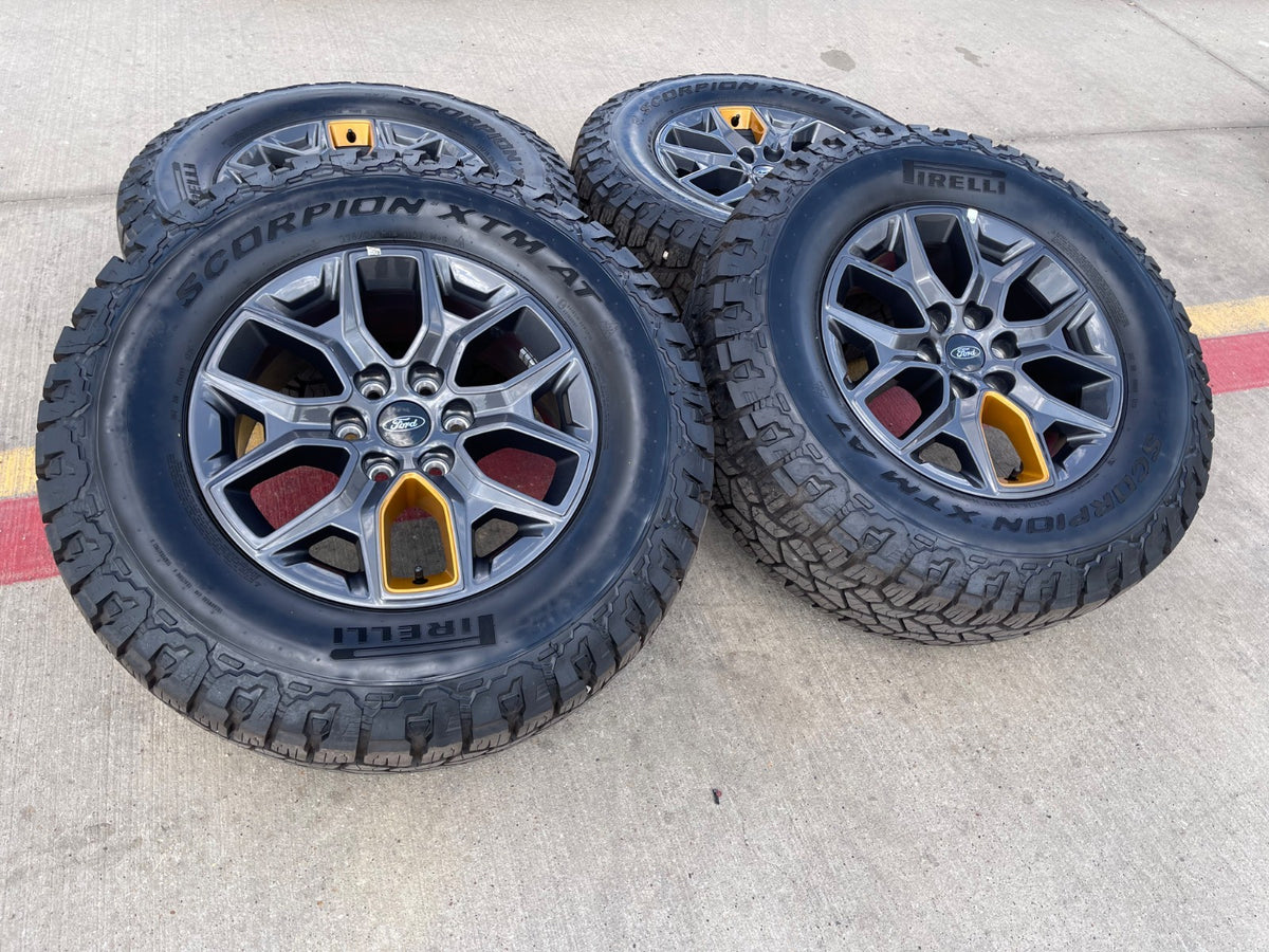 18" Ford Expedition F-150 TREMOR OEM rims wheels TIMBERLINE PIRELLI XTM NEW 2027