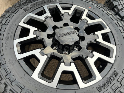 22" Chevy Silverado GMC Sierra 2500 OEM wheels rims 2024 2025 NEW R/T 35" tires