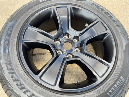 20" Dodge Ram 1500 OEM LIMITED Black 2676 2723 wheel rim PIRELLI A/TR single