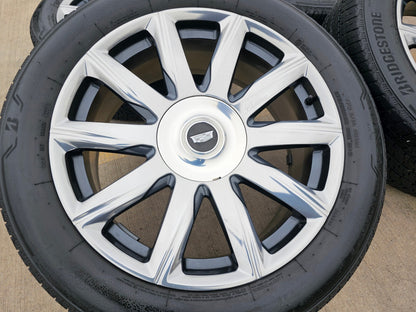 22" Cadillac Escalade Platinum OEM ORIGINAL 95078 4874 wheels rims BRIDGESTONE