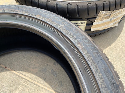 (4) 225/45/19 Bridgestone Potenza S001 RFT tires 225/45R19 92W BRAND NEW!
