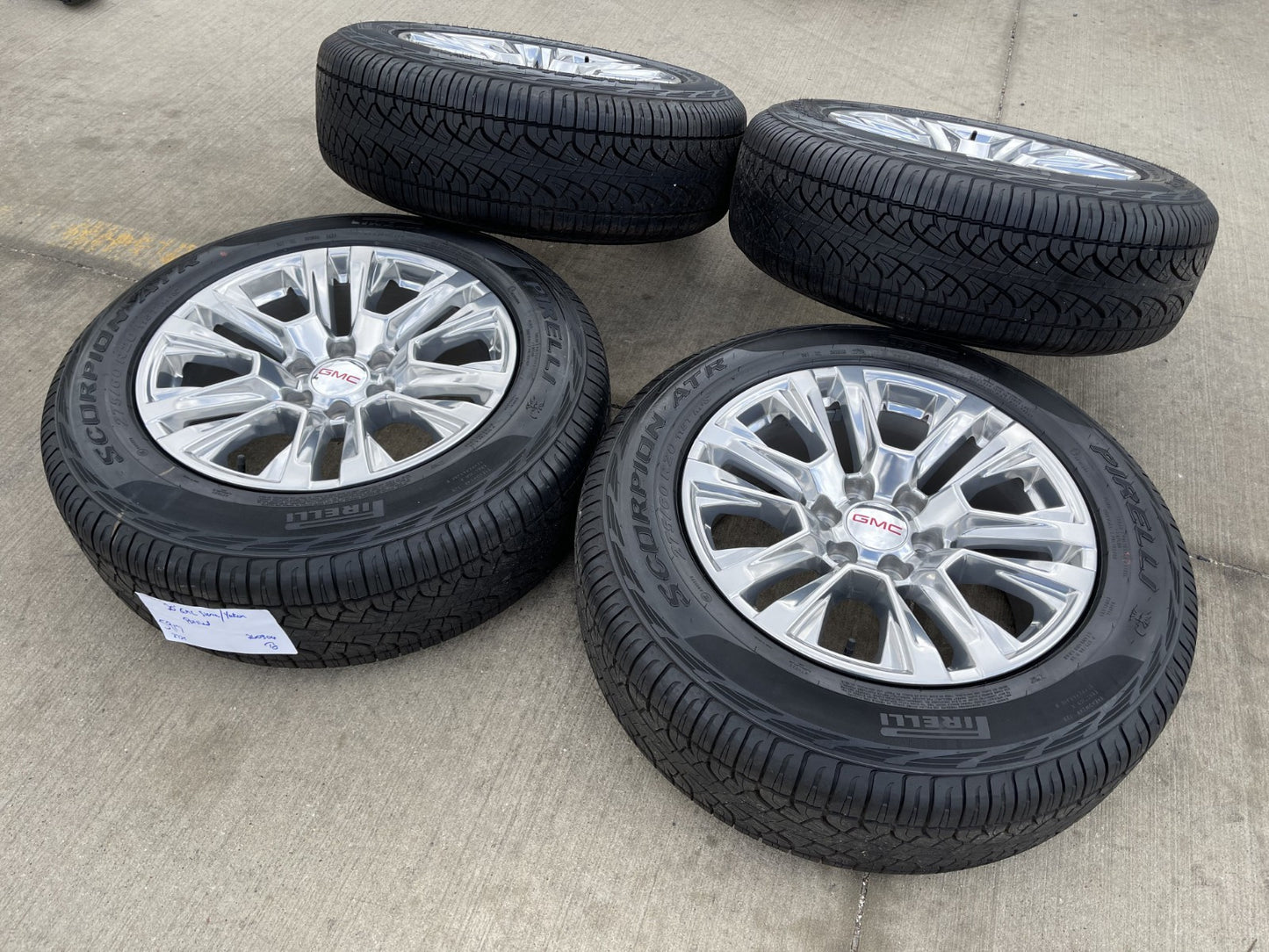 20" GMC Sierra Yukon Denali OEM 5917 wheels rims Chevy 2022 2023 2025 2026 NEW