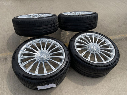 21" Mercedes S63 S550 S600 MAYBACH AMG OEM wheels rims MICHELIN 2024 2025 2026