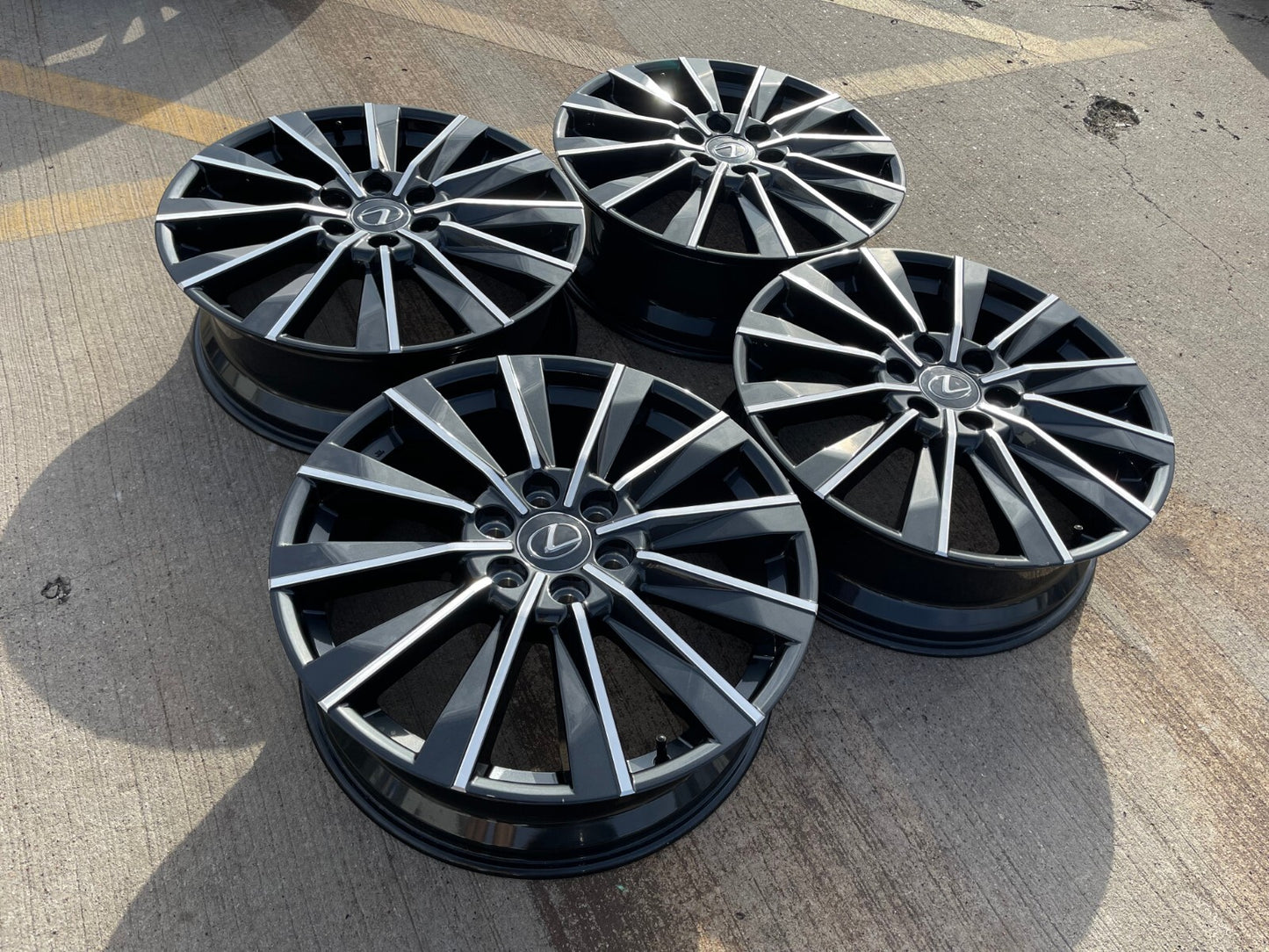 22" Lexus GX550 OEM wheels rims Toyota Land Cruiser Tundra 78519 LX600 2026 NEW