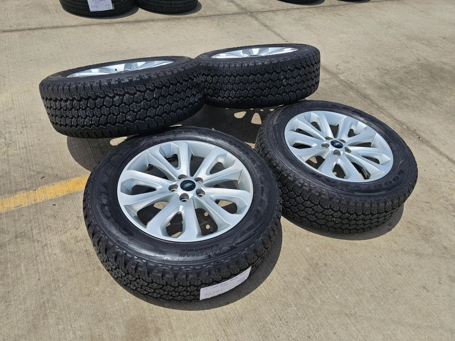 20" Range Rover OEM 72245 wheels rims Land Defender tires SET GOODYEAR A/T