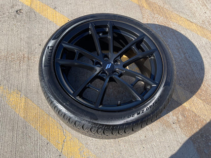 (1) 20" Dodge Charger SRT HELLCAT OEM 2605 2715 wheel rim tire spare PIRELLI