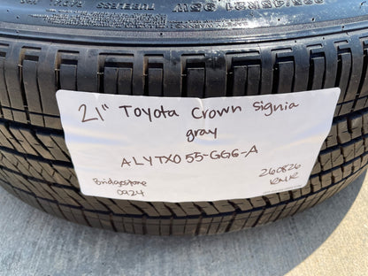 21" Toyota Crown OEM wheels rims Signia Camry Avalon Lexus BRIDGESTONE SET