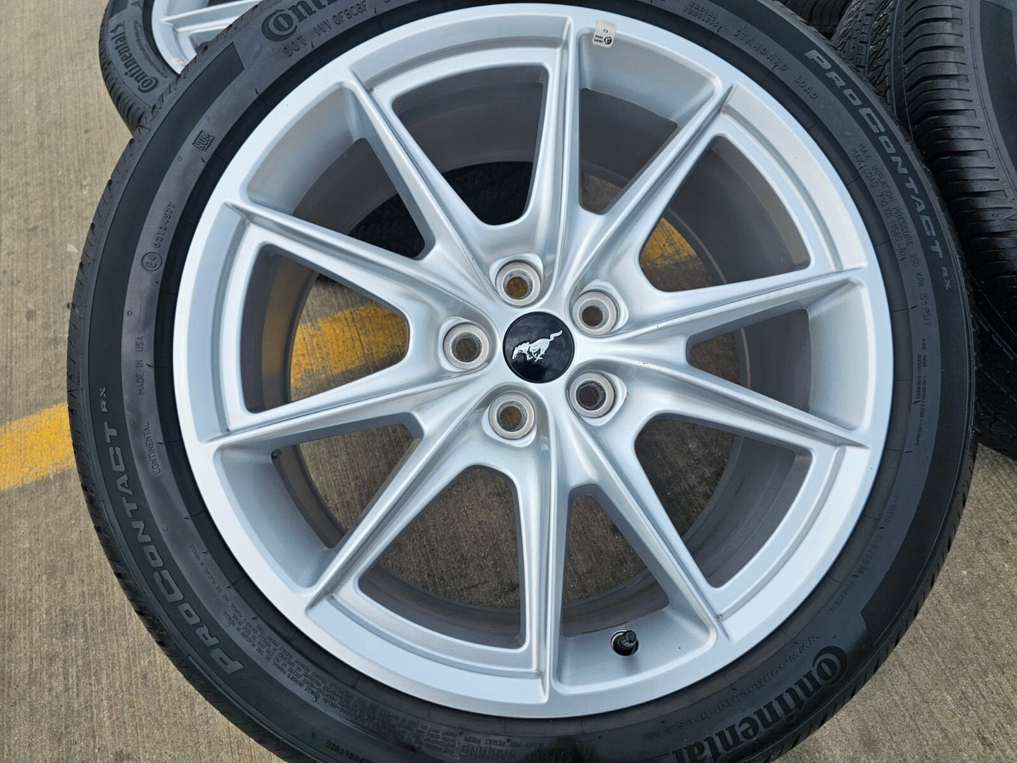 19" Ford Mustang Stealth GT OEM wheels rims 95759 tires 2022 2023 2024 2025 2026