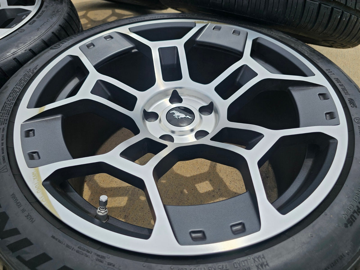 19" Ford Mustang GT500 OEM Replica wheels rims SET CONTINENTAL