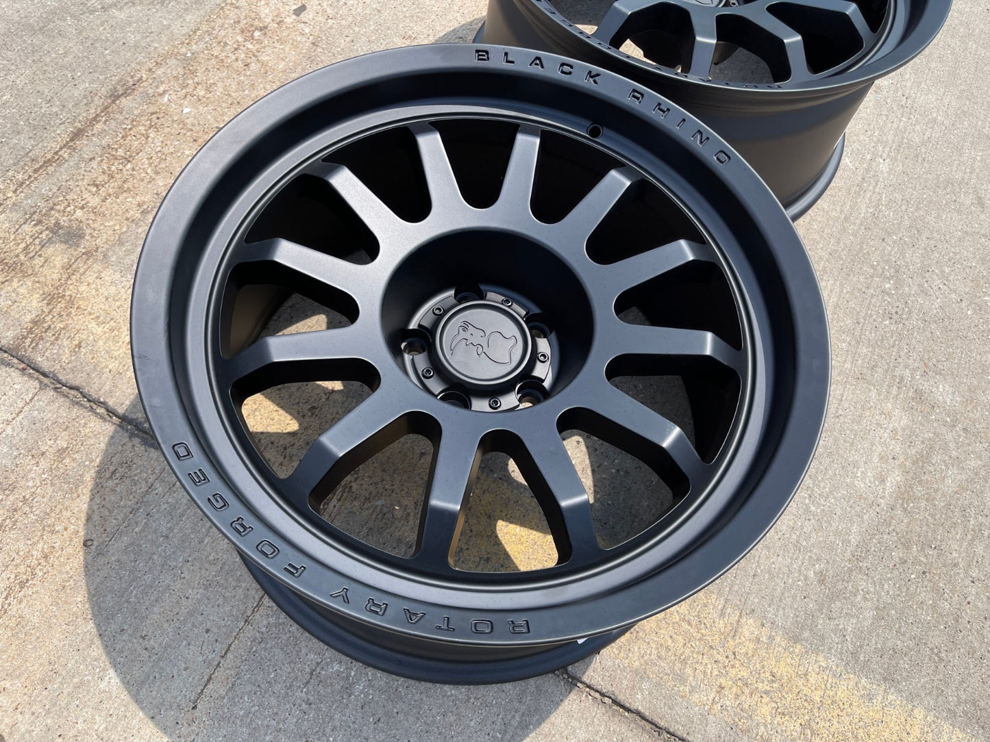(1) 20" 20x9.5 Black Rhino Rapid RF Jeep Wrangler Gladiator wheel rim NEW