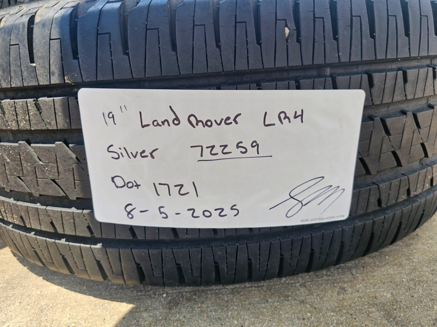 19" Range Land Rover LR4 OEM wheels rims 72259 tires