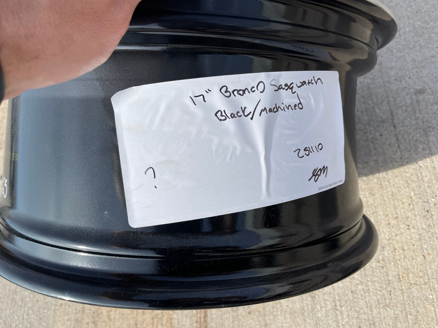 17" Ford Bronco Heritage wheel rim OEM Ranger 2023 2024 2025 2026 NEW
