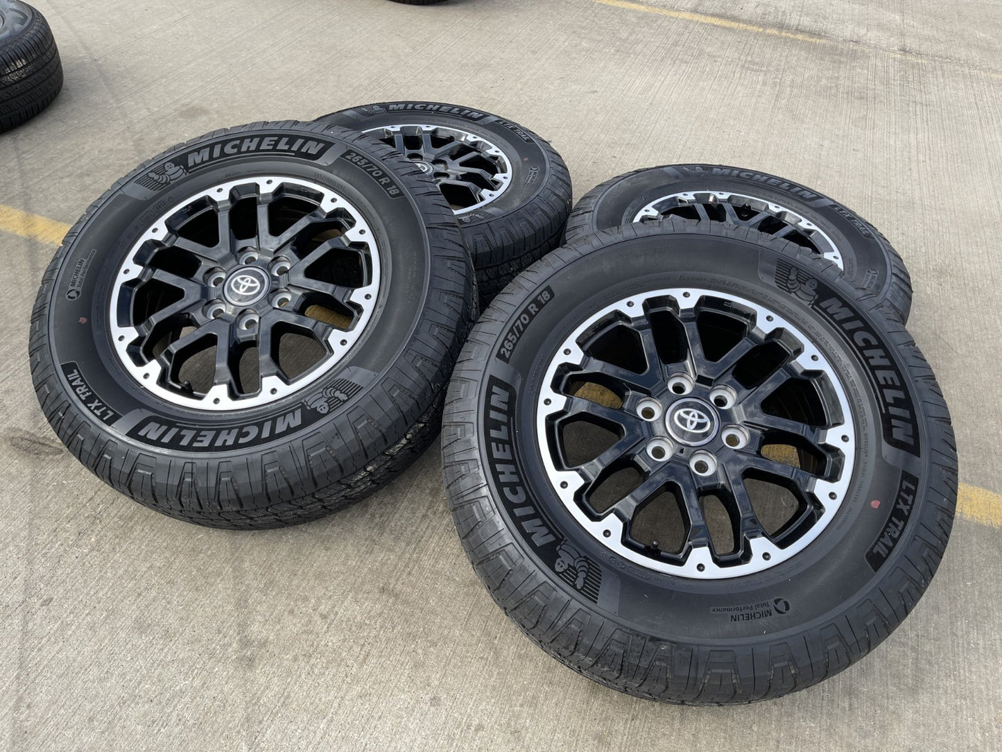 18" Toyota Tundra TRD OEM black wheels rims 75273 Sequoia 2024 2025 2026
