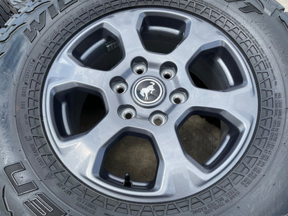(5) 17" Ford Bronco Big Bend wheels rims 10384 OEM Ranger FALKEN A/T3 33"
