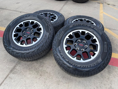 17" Toyota Tacoma 4Runner TRD OEM 10638 wheels rims SET 2025 2026 PIRELLI AT NEW