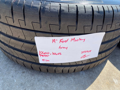 19" Ford Mustang GT Track Pack OEM 10600 wheels rims 2025 2026 NEW