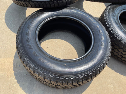 (4) 255/70/18 Goodyear Wrangler A/T tires 255/70R18 LR 116HTAKE OFFS NEW