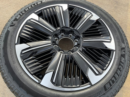 24" Cadillac Escalade IQ EV OEM 8x165 wheel rim Hummer 2500 2025 MICHELIN NEW