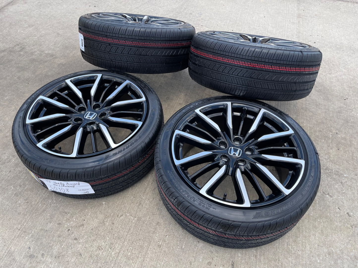 19" Honda Accord OEM Sport wheels rims 60308 SET 2024 2025 2026 GOODYEAR NEW