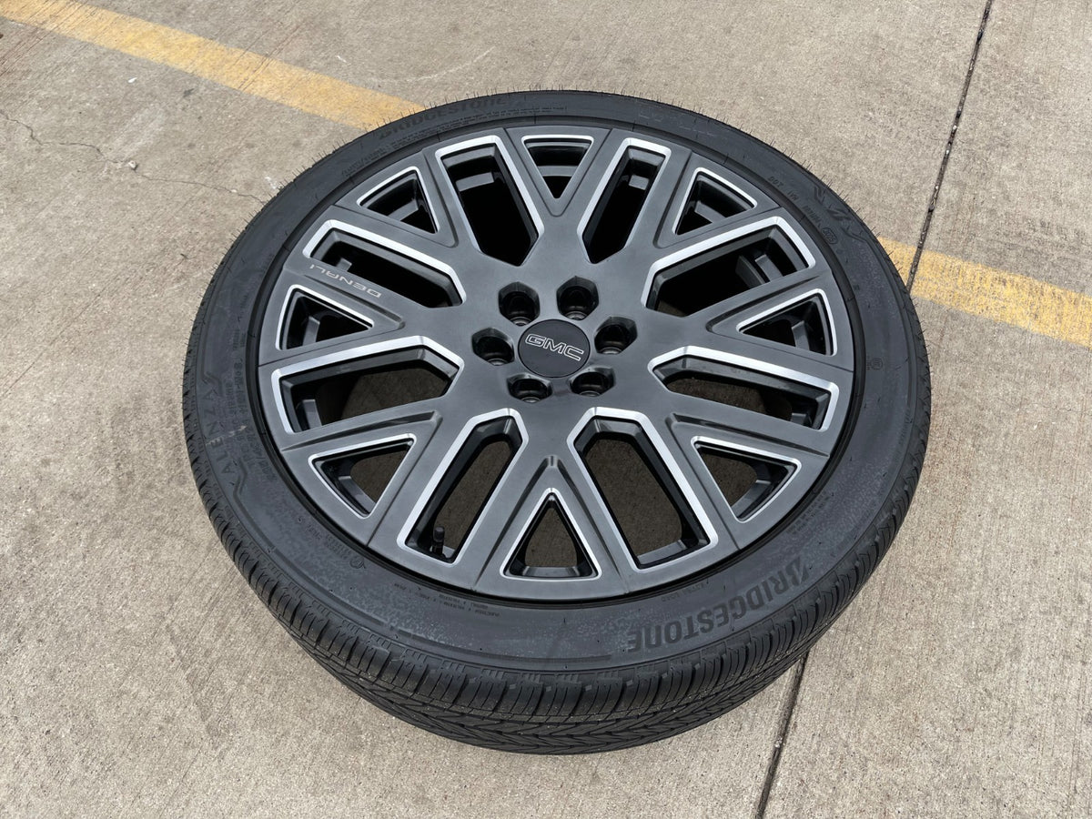 24" GMC Yukon Sierra DENALI OEM wheel rim tire 2022 2023 2024 2025 2026 NEW