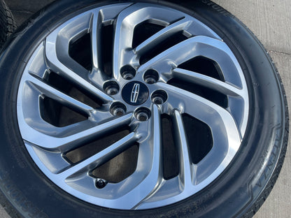 22" Lincoln Navigator OEM 94225 rims wheels BLACK LABEL BRIDGESTONE SET NEW