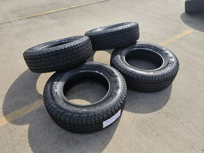 (4) 265/70/18 Cooper Discoverer Snow Claw LT 10 ply load range E tires