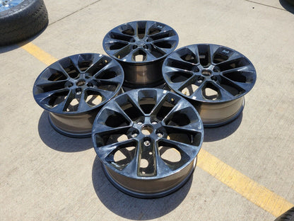 20" Jeep Wrangler HIGH ALTITUDE OEM Black wheels rims Gladiator 9262 96902