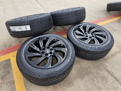 22" Lincoln Navigator OEM rims wheels 10497 Black Label MICHELIN NEW