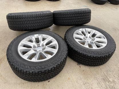 20" Chevy Tahoe Silverado LTZ 5920 OEM wheels rims Yukon BRIDGESTONE A/T NEW