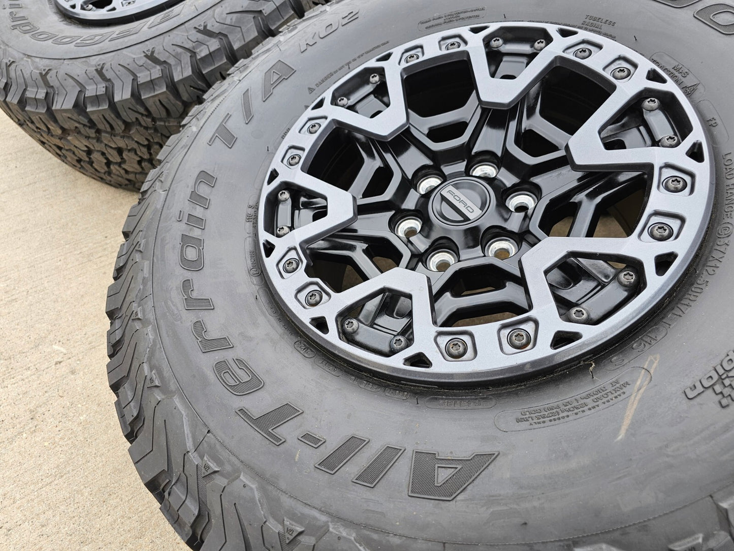 (5) 17" Ford F-150 Raptor R OEM BEADLOCK rims wheels 2024 2025 2026 2027 BFG NEW