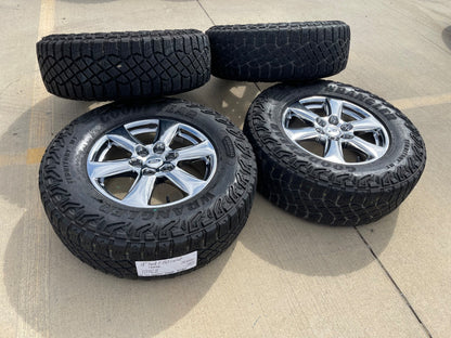 18" Ford F-150 Lariat OEM rims wheel 10168 tires Expedition GOODYEAR A/T SET