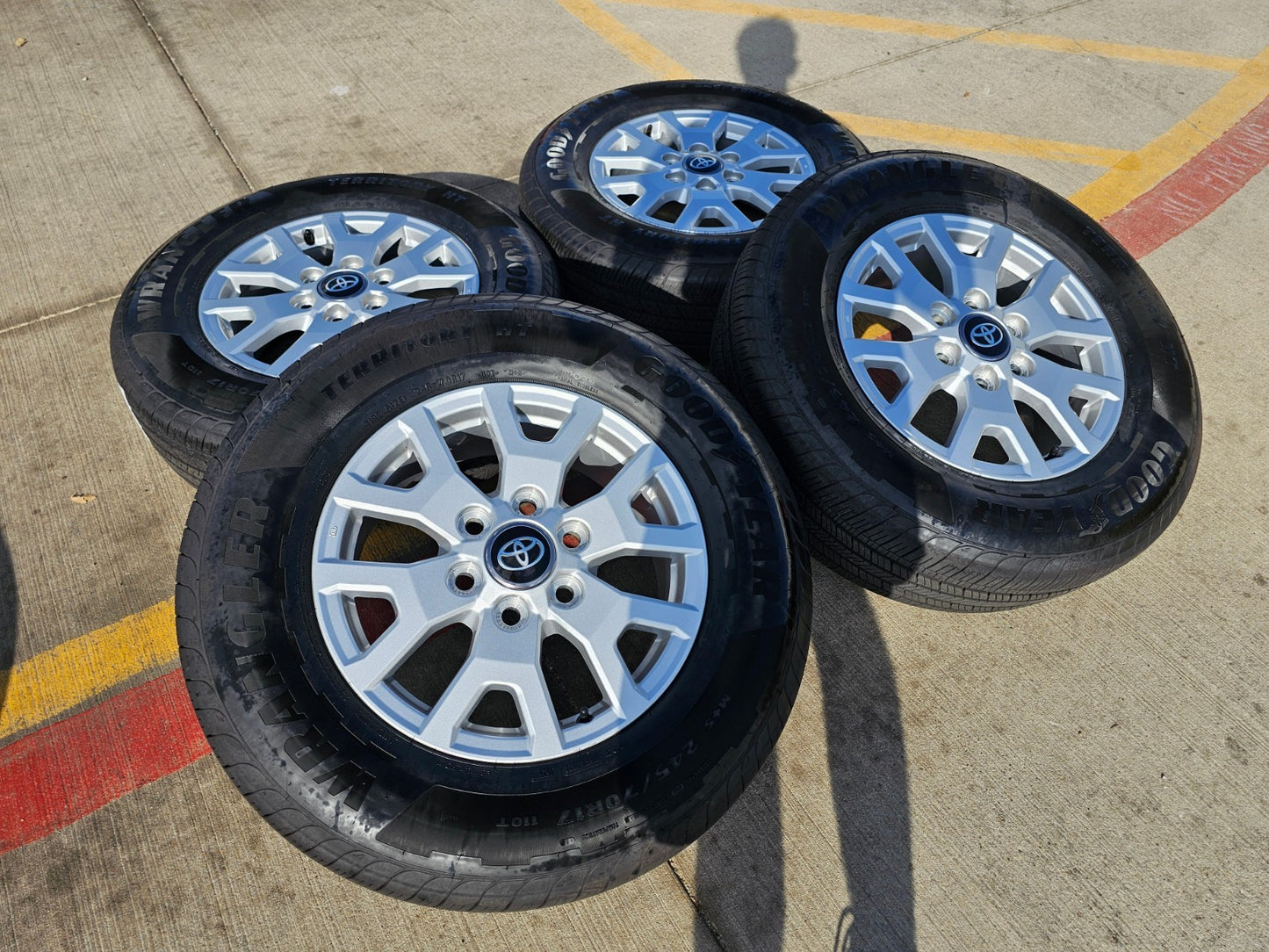 17" Toyota Tacoma 4Runner TRD OEM 94254 10637 wheels rims 2025 2026 GOODYEAR