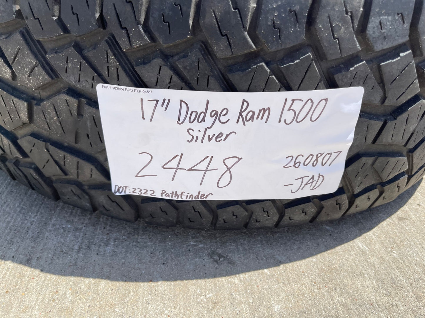17" Dodge Ram 1500 OEM 2448 wheels rims 5x139 5x5.5 SET tires DISCOUNTED